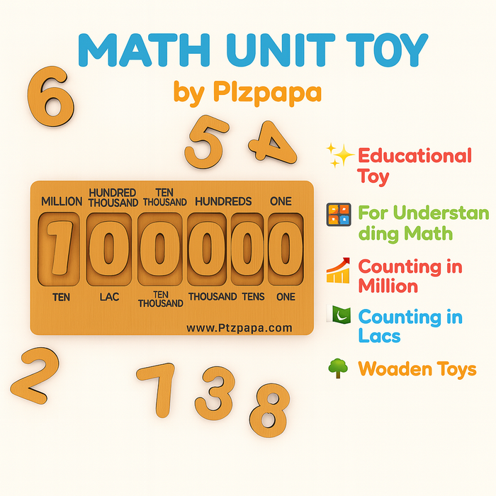 Math Unit Understanding Toys, wooden Math puzzle [MF-140] - Plzpapa 