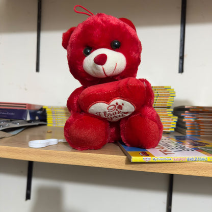 Cute Teddy Bear with (Love you heart) Stuff Toy [FT-1152]