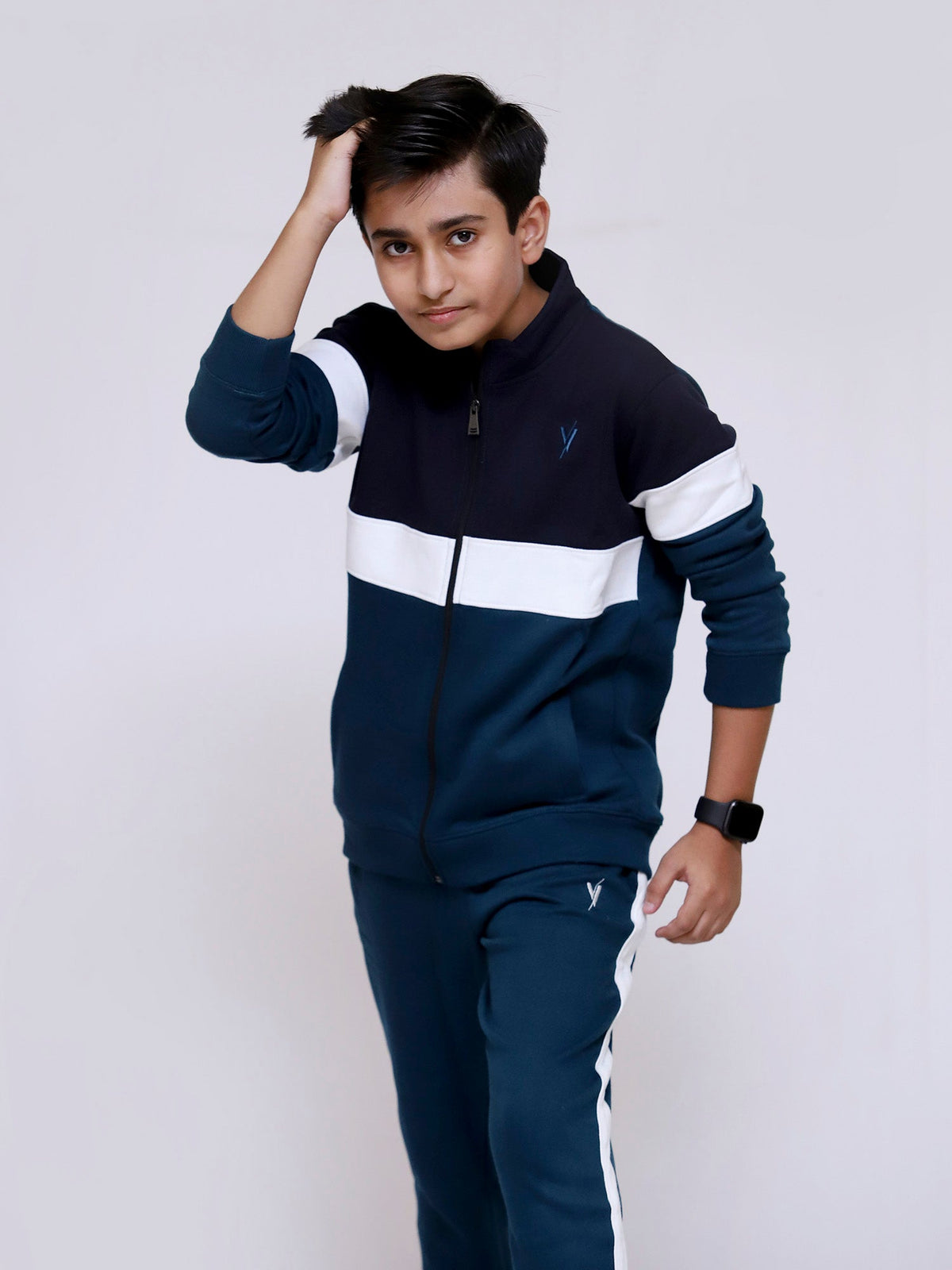 Mock Neck Tracksuit For Boys & Girls #VWT06-C